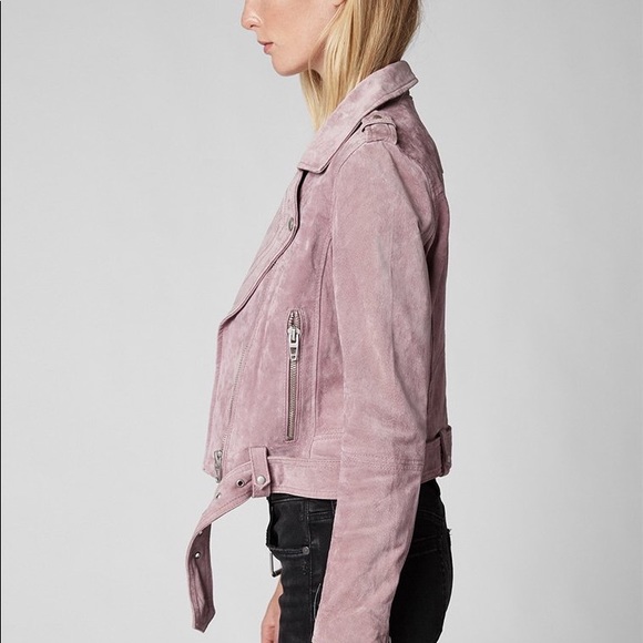 BlankNYC Lilac Suede Moto Jacket - Picture 5 of 12